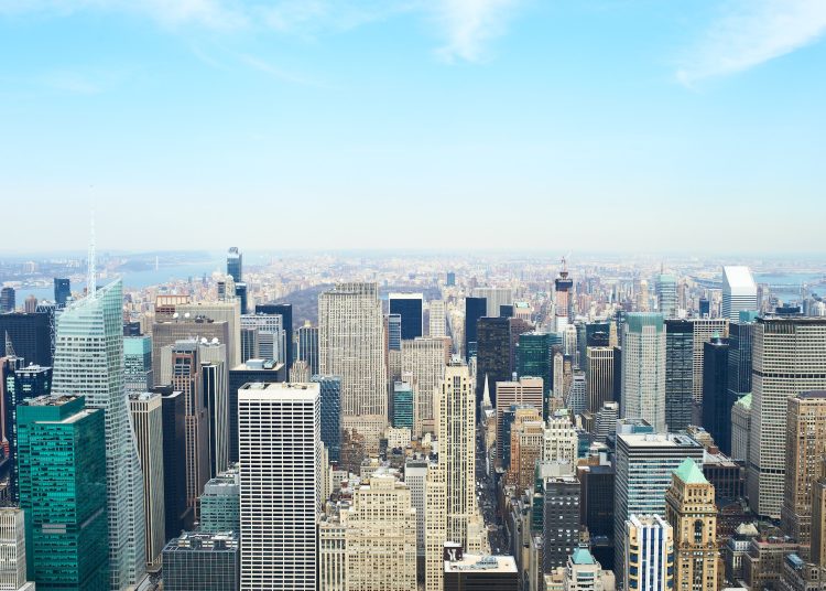 Cityscape view of Manhattan from Empire State Building