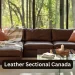Leather Sectional Canada