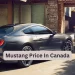 Mustang Price In Canada