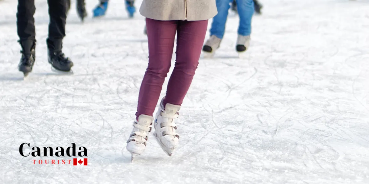 Ice Skating on Lake Simcoe