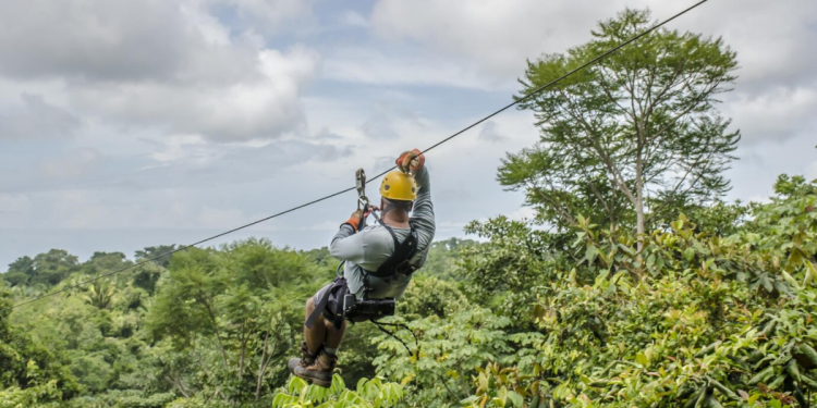 Thrill Seekers Soar Across Niagara Falls On New Zip Line!