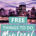 Free Things To Do In Montréal